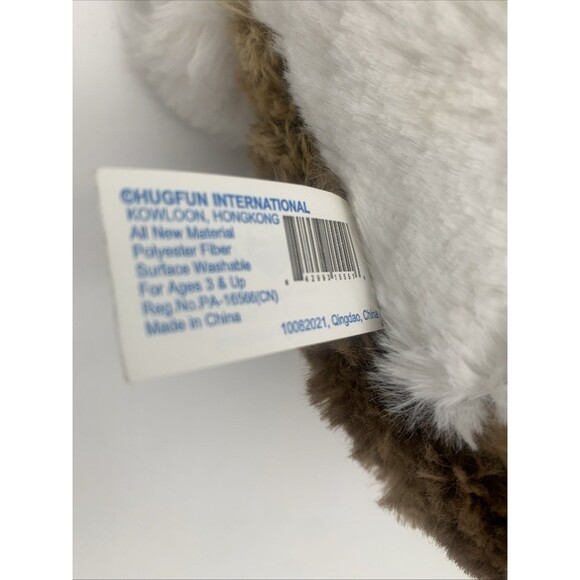 Way To Celebrate "Way to Celebrate!  Large Bigfoot Bunny Plush Toy, Brown - Picture 6 of 7